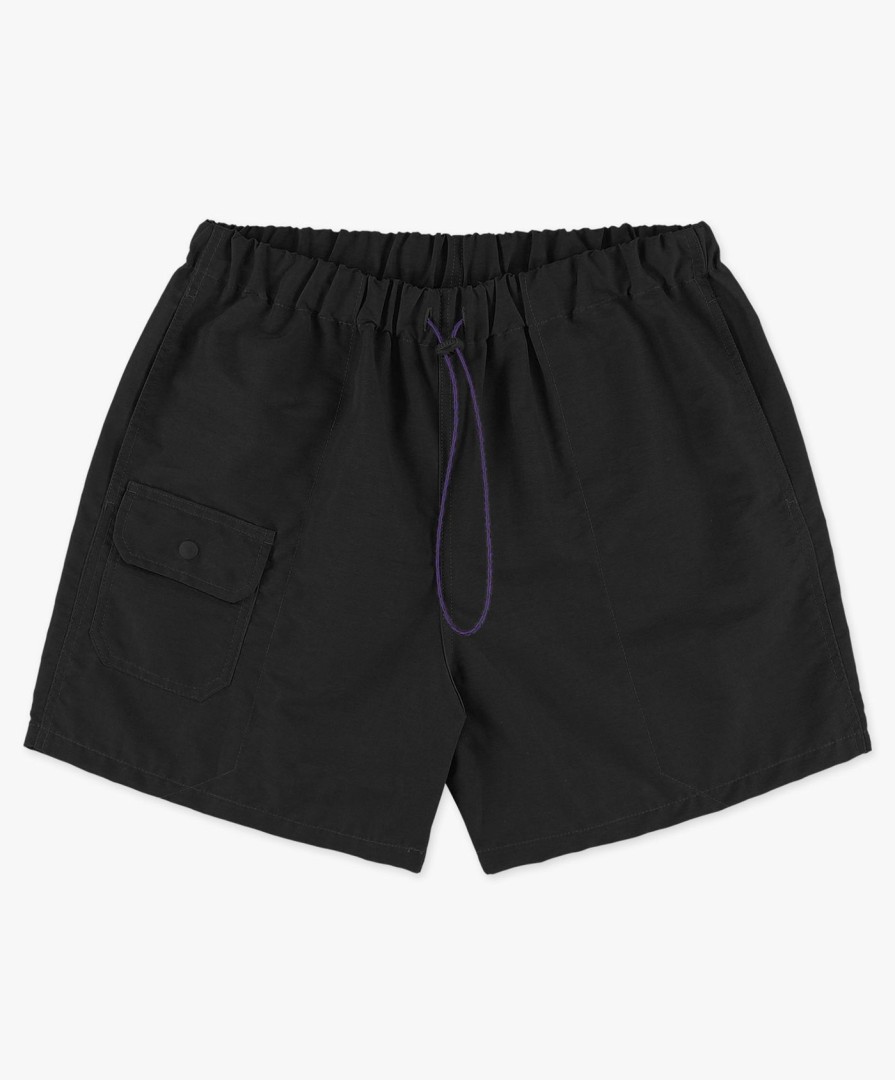 Men Howlin' | Doppler Effect Shorts - Black Water Repellent Nylon