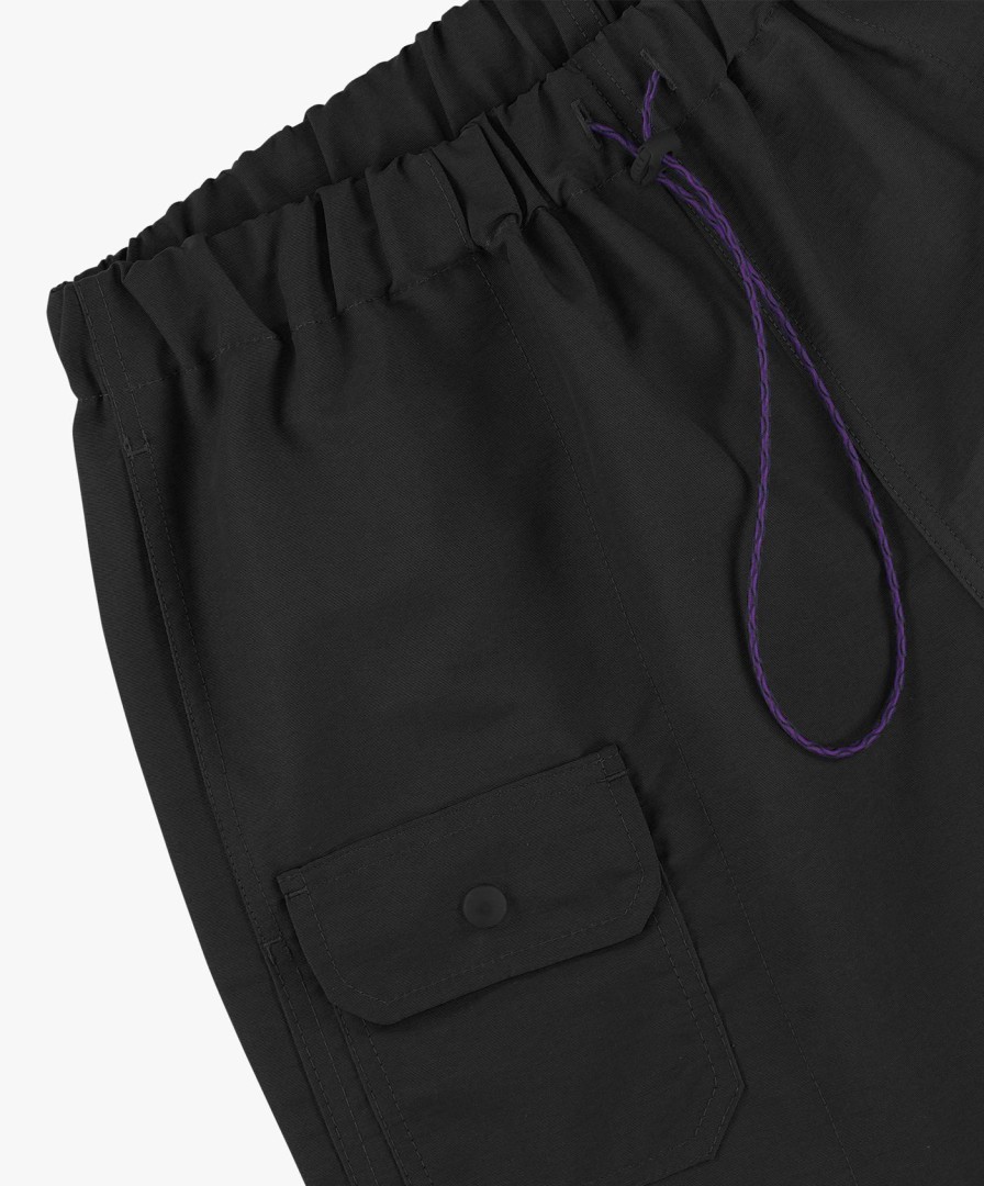 Men Howlin' | Doppler Effect Shorts - Black Water Repellent Nylon