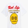 Men Public Possession | Reel Life T-Shirt - White