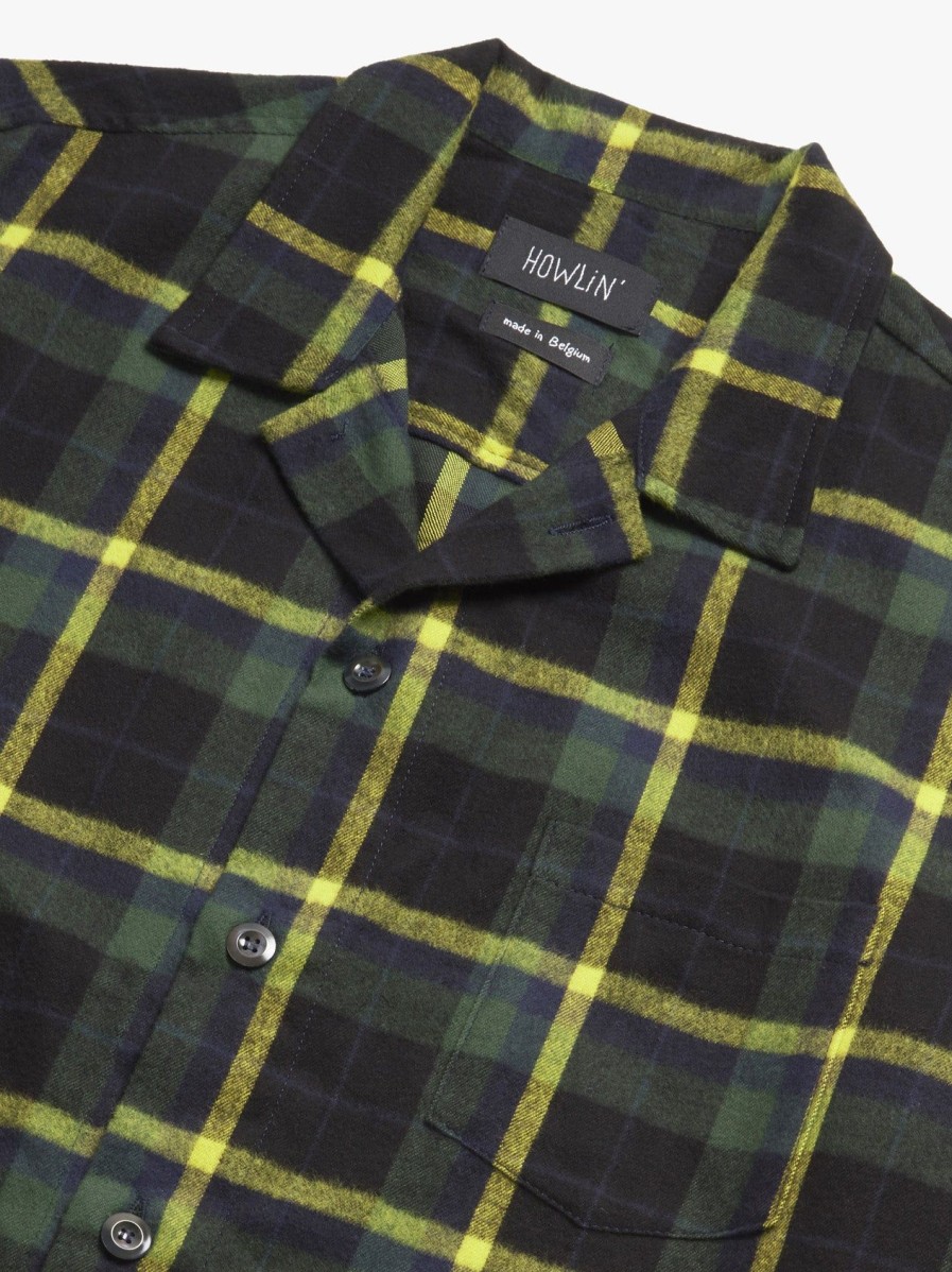 Men Howlin' | Magic Shirt - Green Check