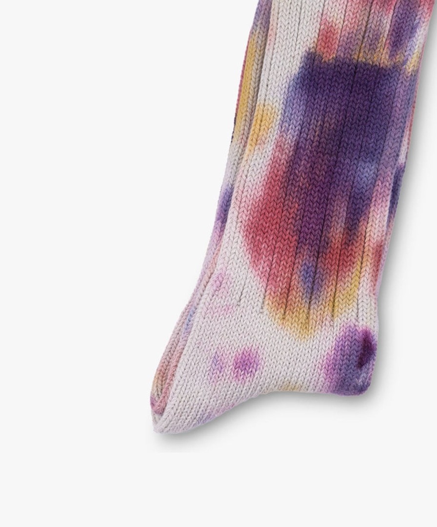 Women Anonymous Ism | Scatter Dye Socks - Violet