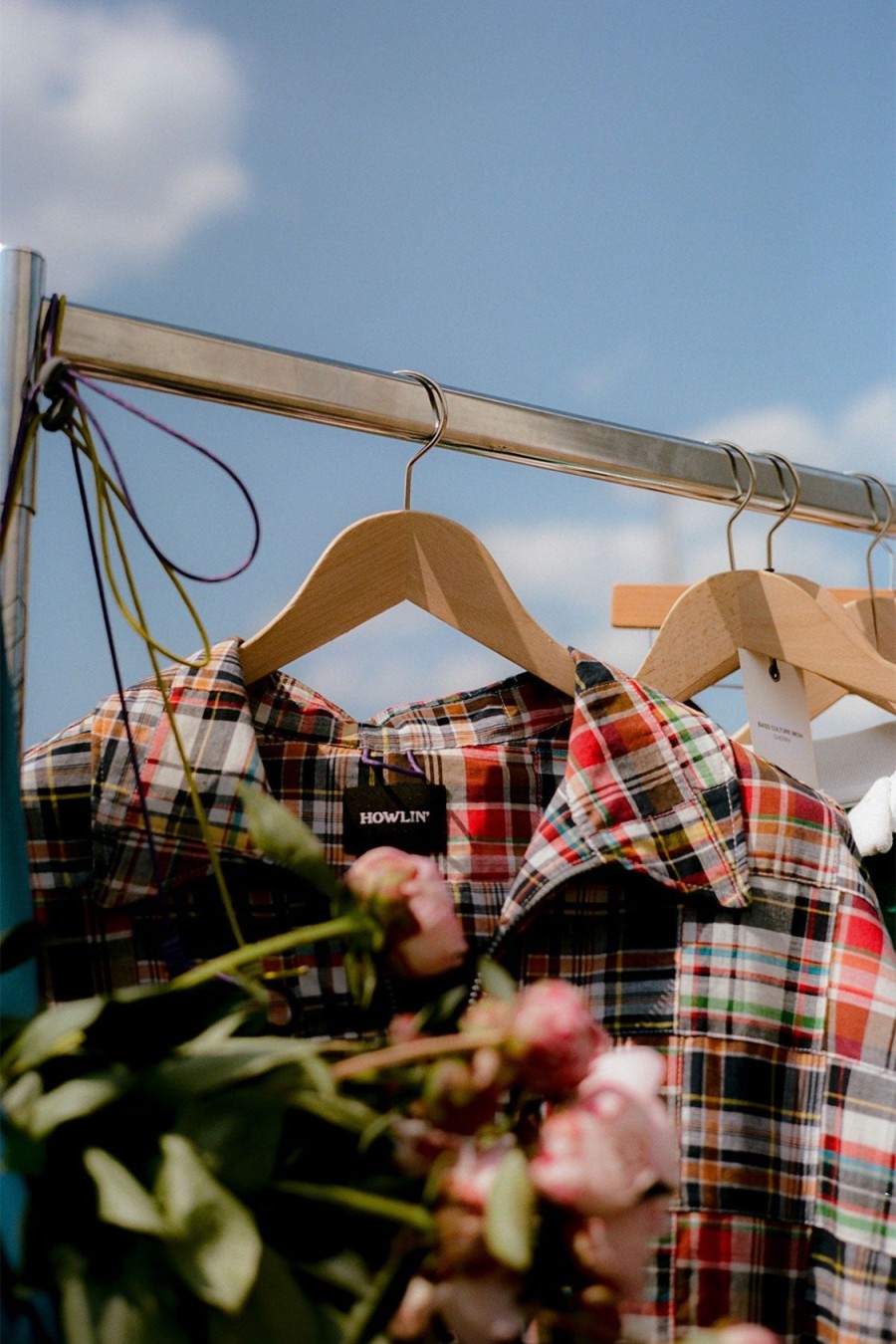 Men Howlin' | Boxy Swing Jacket - Multi Madras Patchwork