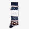 Women Anonymous Ism | Wool Jq Socks - Navy