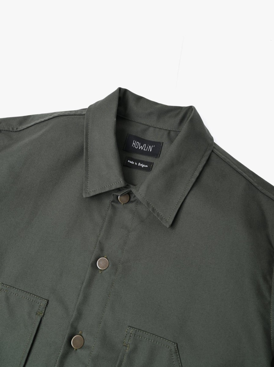 Men Howlin' | Astro Shirt - Olive