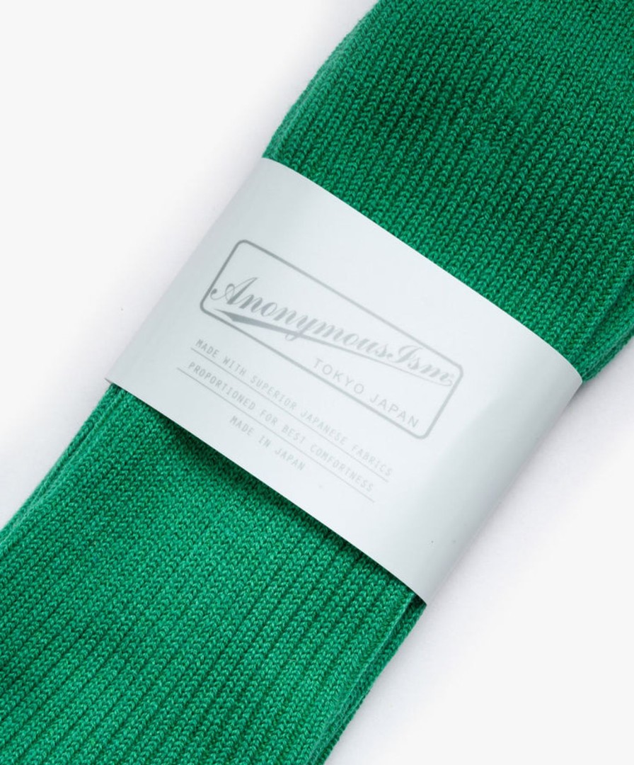 Women Anonymous Ism | Brilliant Crew Socks - Green