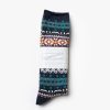 Women Anonymous Ism | Fairisle Crew Socks - Navy