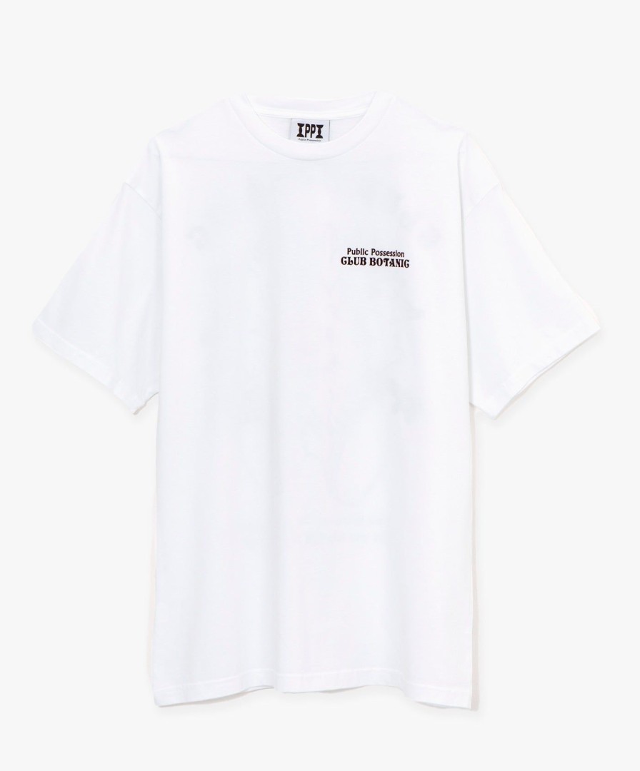 Men Public Possession | Club Botanic T-Shirt - White