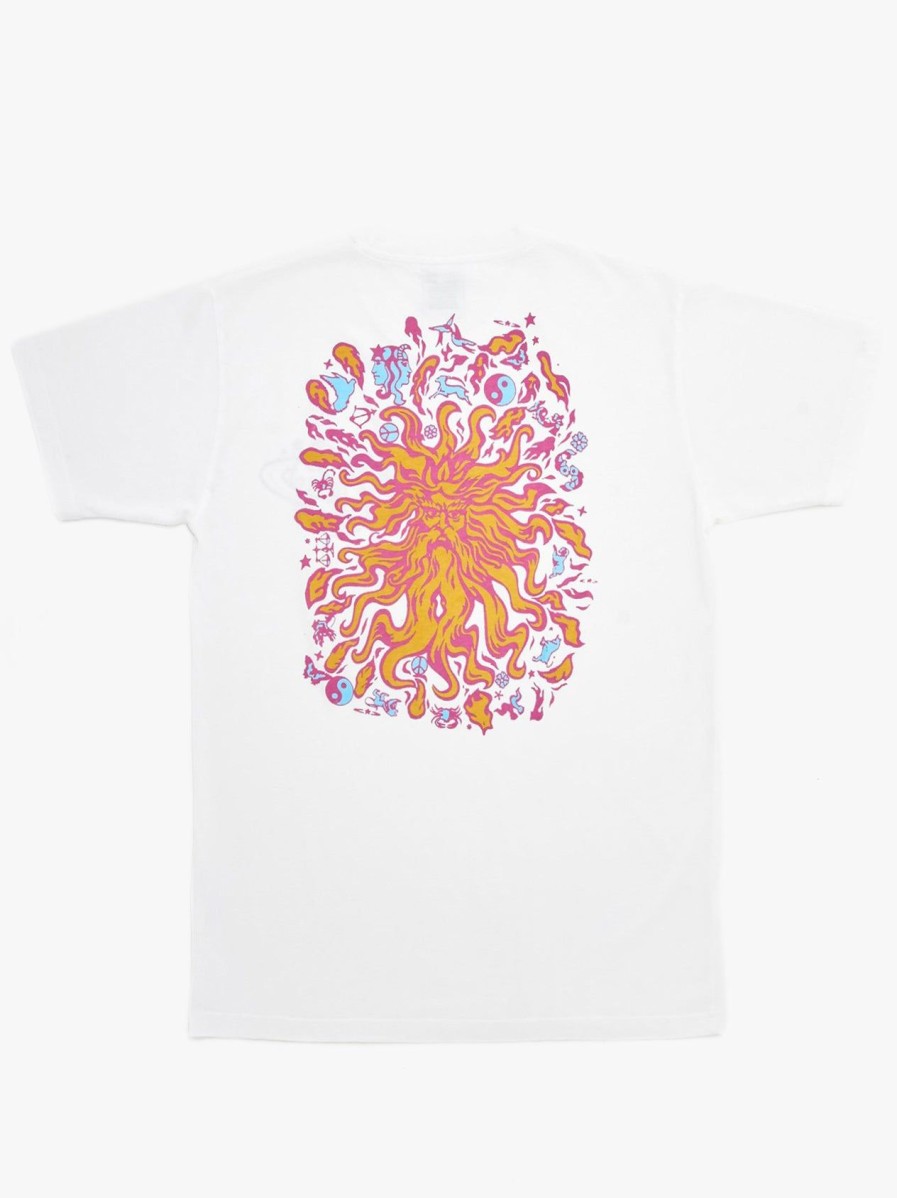 Men Good Morning Tapes | Sun Signs Ss Tee - White