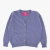 Women Howlin' | Shaggy Bear Cardigan - Purple Clouds (Women)