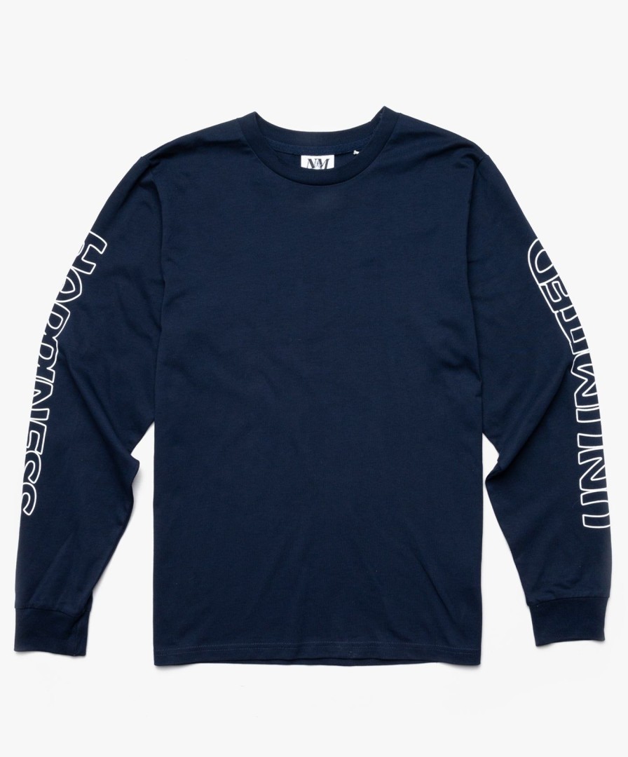 Men Nowadays | Longsleeve T-Shirt - Navy Blue