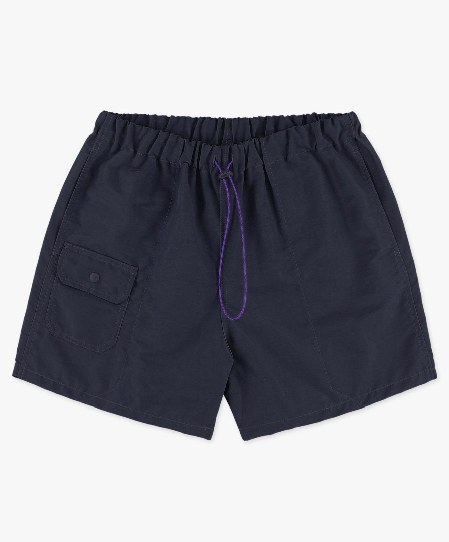 Men Howlin' | Doppler Effect Shorts - Navy Water Repellent Nylon