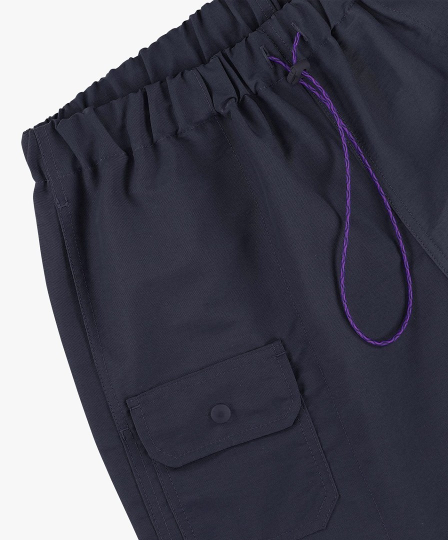 Men Howlin' | Doppler Effect Shorts - Navy Water Repellent Nylon