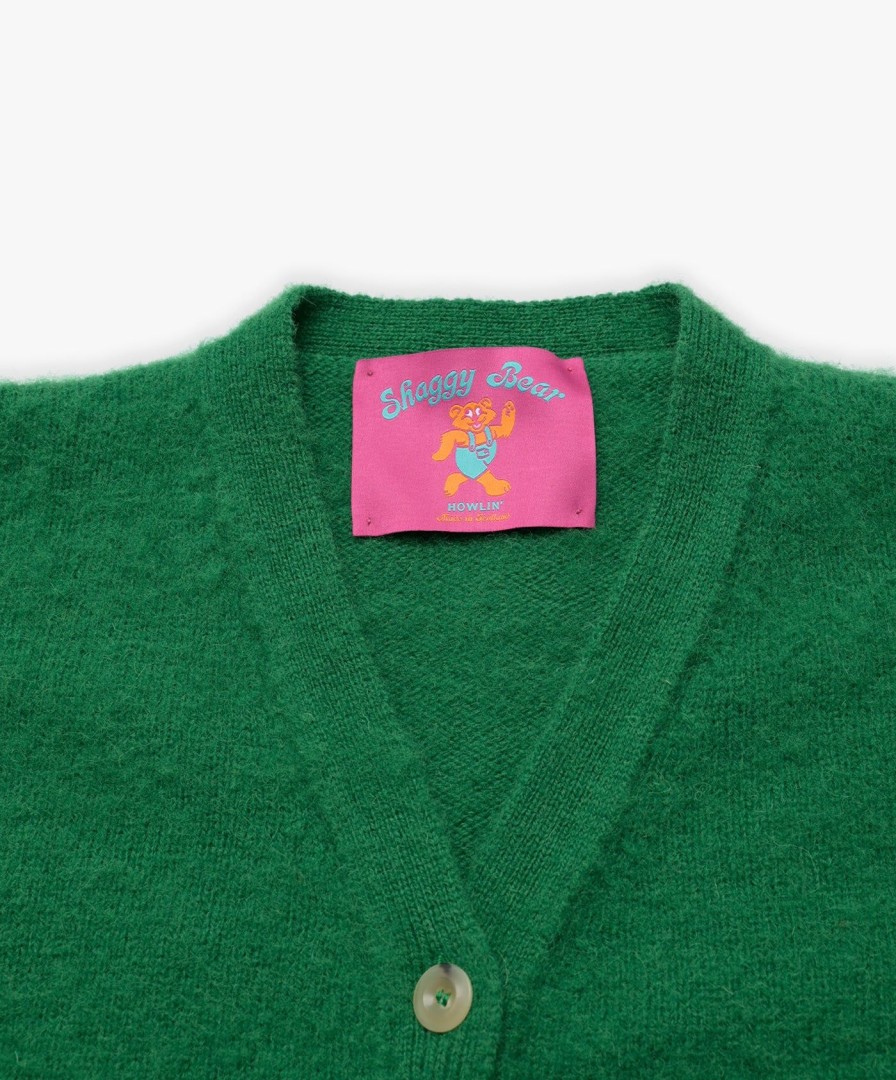 Women Howlin' | Shaggy Bear Cardigan - Greenlove (Women)