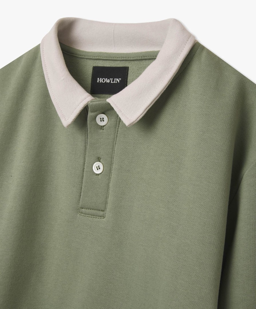 Men Howlin' | Polo Sweater - Agave