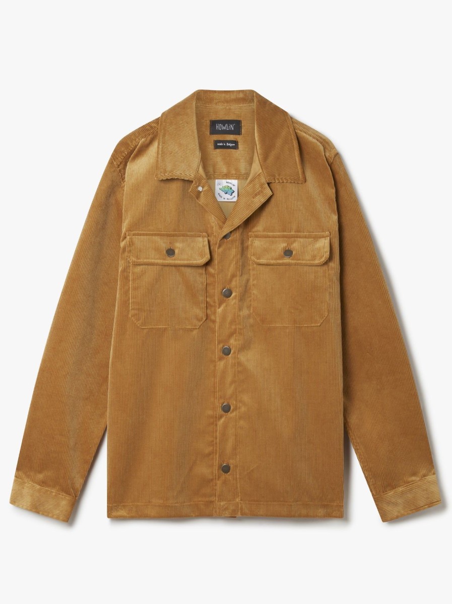 Men Howlin' | Magic Work Shirt - Beige Uk Corduroy