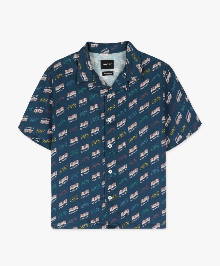 Men Howlin' | Cocktail D'Amore - Azzuro Howlin' Piano Hemp Print