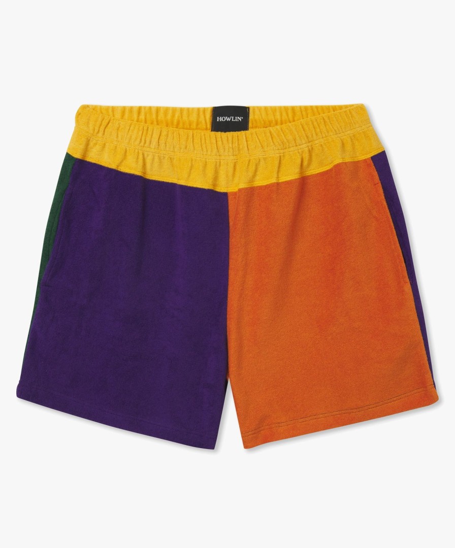 Men Howlin' | Towel Shorts Mixed - Purple Eyes