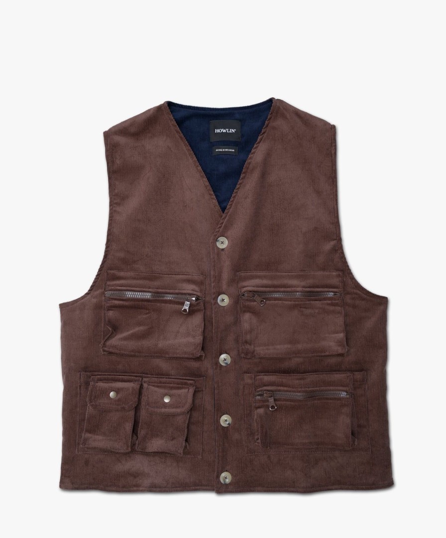 Men Howlin' | Work Vest - Brownish