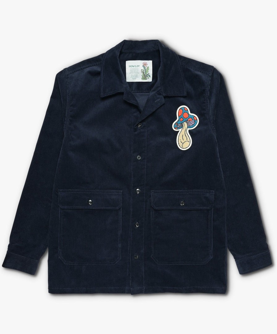 Men Howlin' | Future Days Shirt - Navy Summer Corduroy