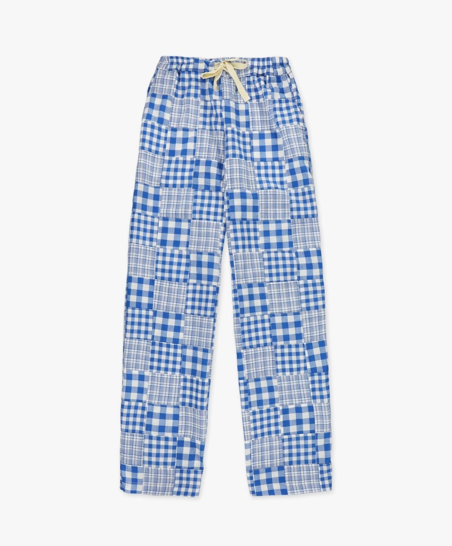 Women Howlin' | Love Pants - Blue Madras Patchwork (Women)