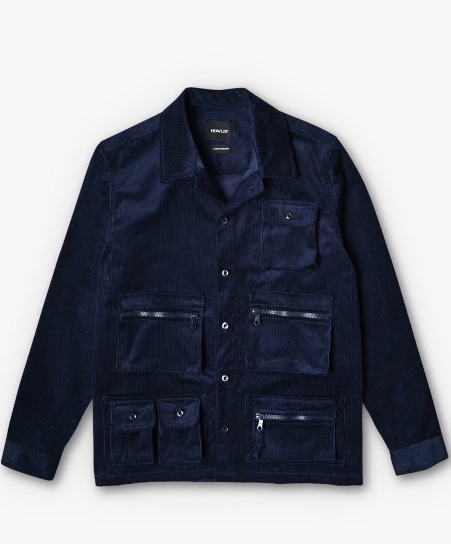 Men Howlin' | Innerspace Shirt - Navy Summer Corduroy