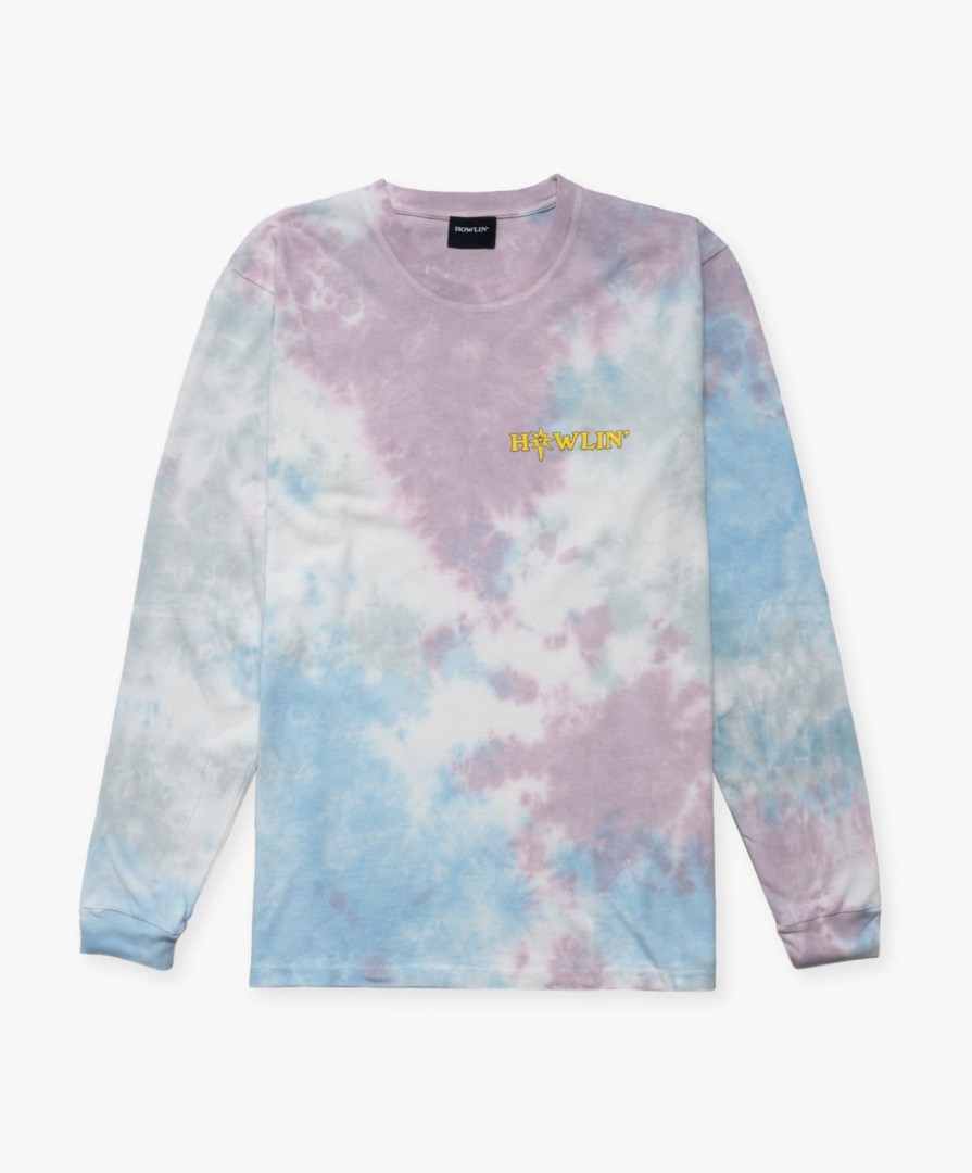 Men Howlin' | Howlin' Tie Dye T-Shirt - Long Sleeve - Summer Mix