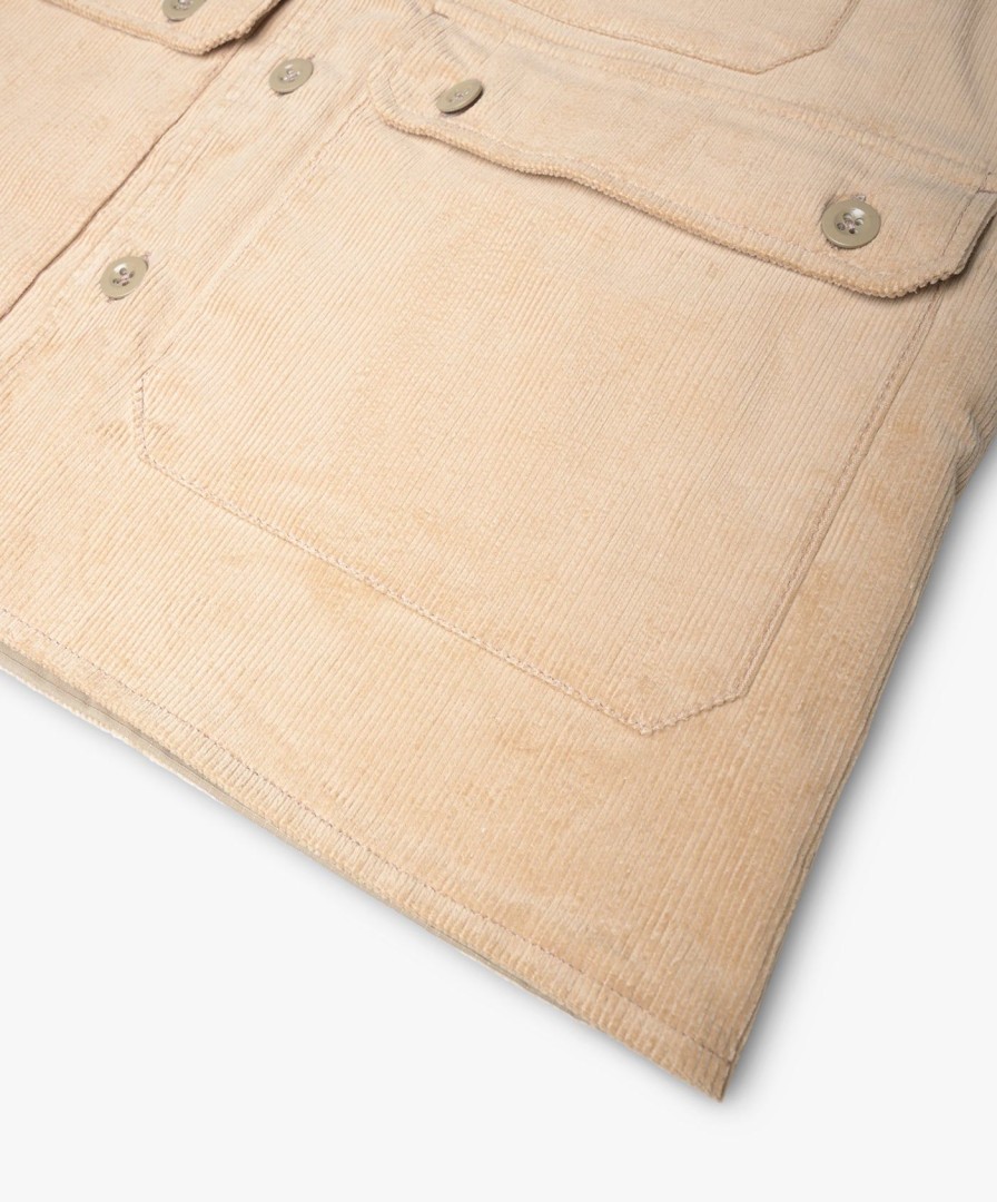 Men Howlin' | Seven Days Awake Vest - Sand Summer Corduroy