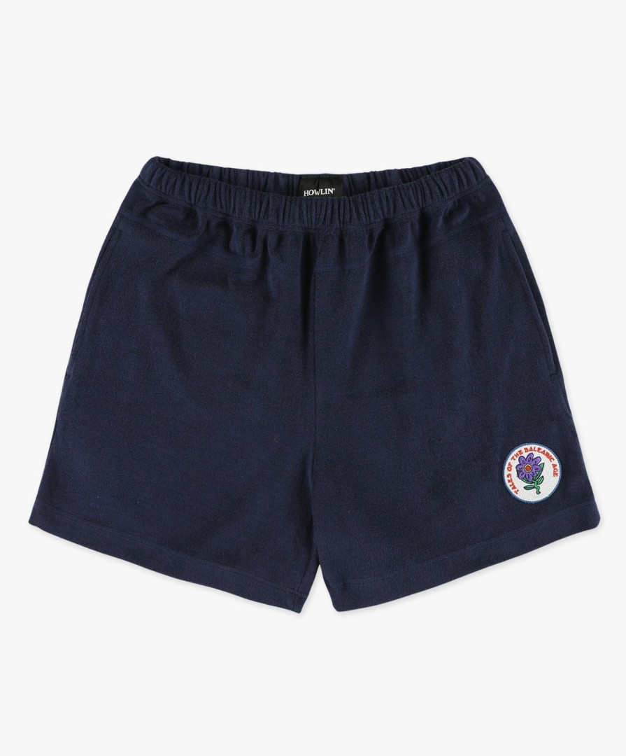 Men Howlin' | Towel Shorts Uni - Tales Of The Balearic Age - Navy