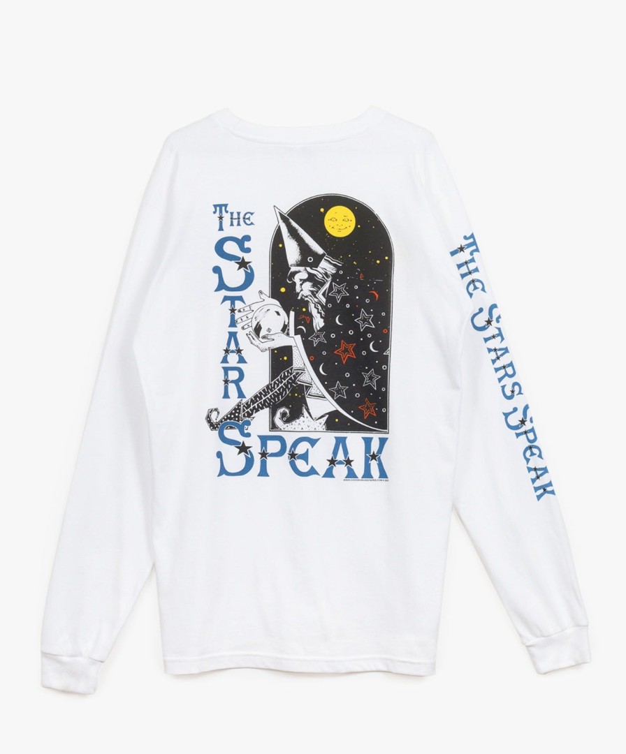 Men Good Morning Tapes | Stars Speak Ls Tee - White