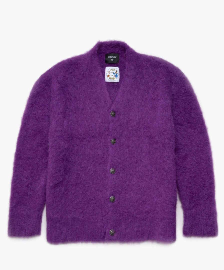 Men Howlin' | Uni Cardigan - Deep Purple *Ltd