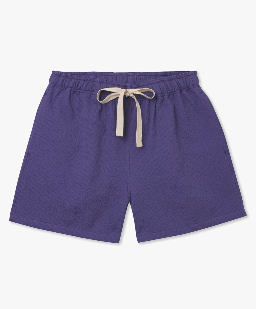 Men Howlin' | Magic Shorts - Purple Seersucker