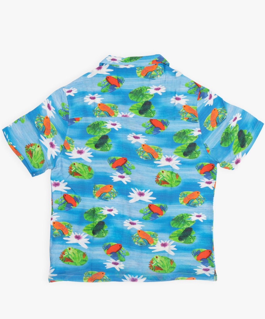 Men Good Morning Tapes | Joe Roberts Shirt - Frogs