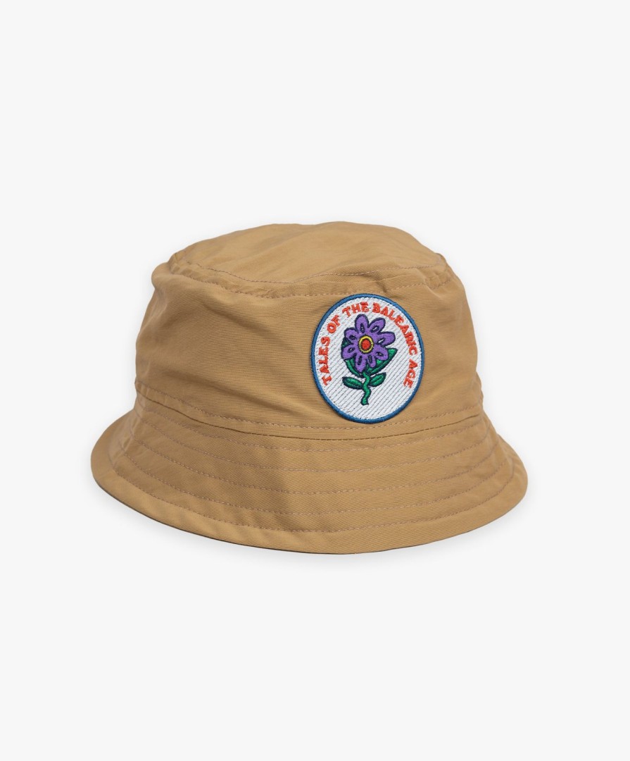 Women Howlin' | Dream On Dreamer Hat With Patch - Khaki Water Repellent Nylon