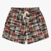 Men Howlin' | Smiling Shorts - Multi Madras Patchwork