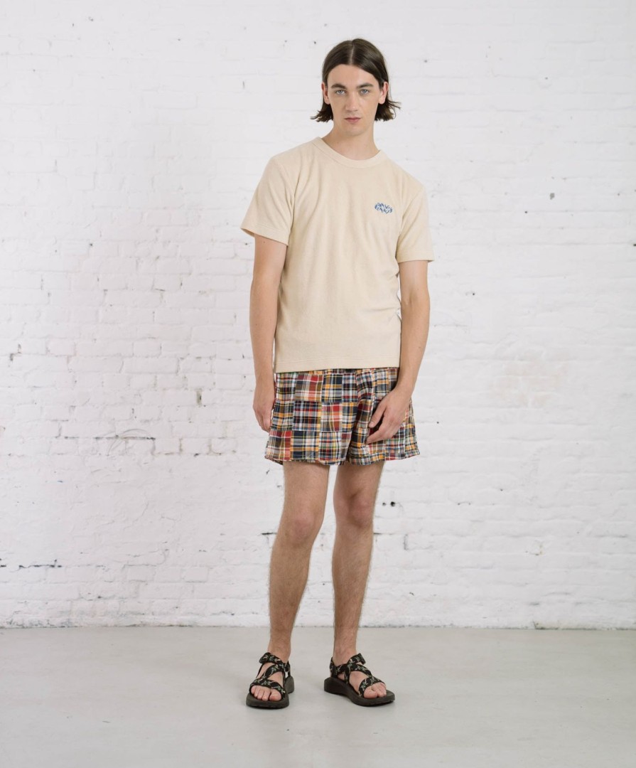 Men Howlin' | Smiling Shorts - Multi Madras Patchwork