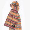 Women Howlin' | Elephants On Candy Scarf - Biscuit