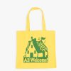 Women Good Morning Tapes | All Welcome Home Canvas Totebag - Sunshine