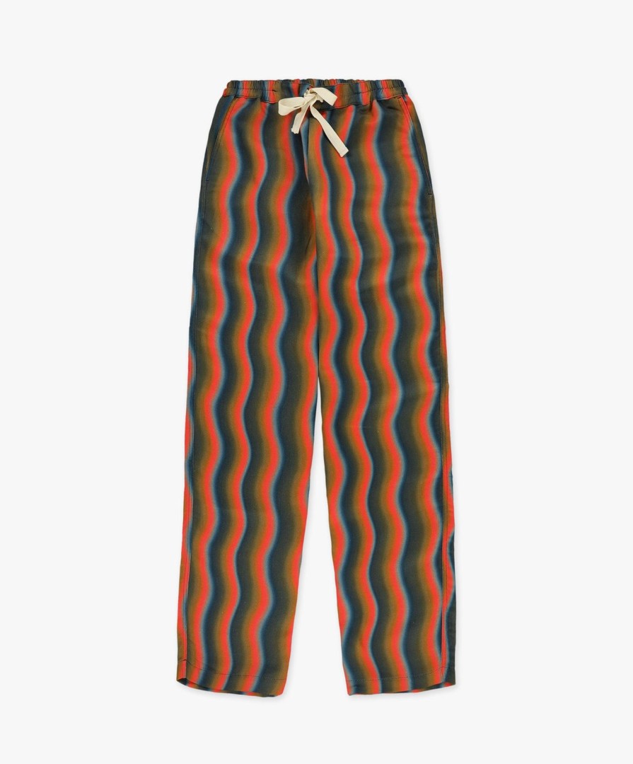 Women Howlin' | Love Pants - Cognac Wave Hemp Print (Women)