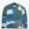 Men Howlin' | Hand Spray Dyed Cardigan - Greenlove Mix *Ltd