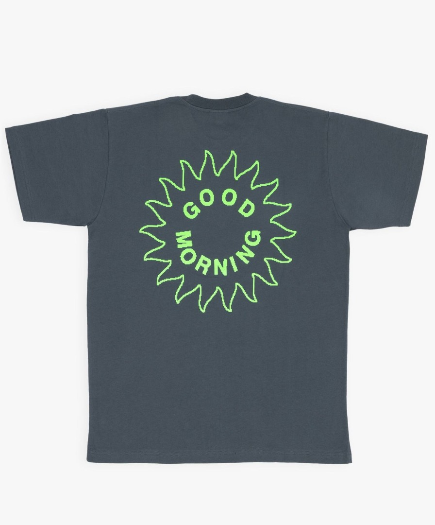 Men Good Morning Tapes | Sun Logo Ss Tee - Abyss