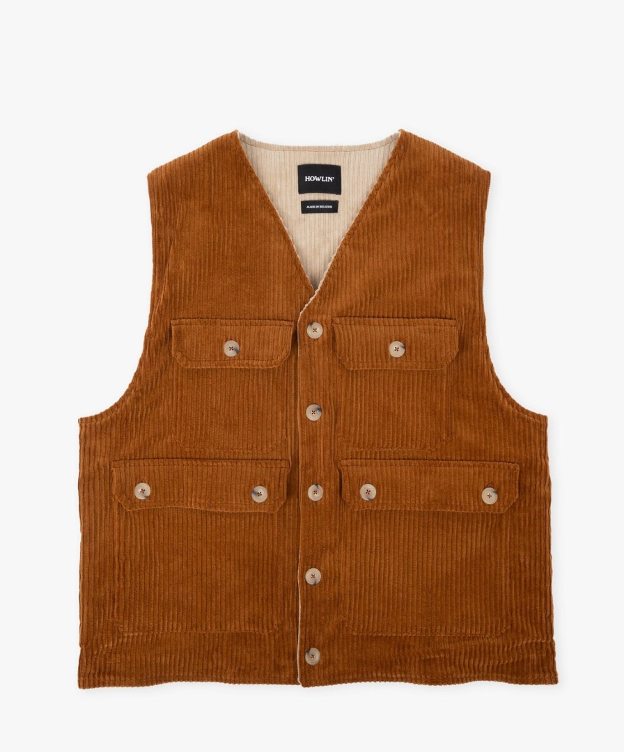 Men Howlin' | Seven Days Awake Vest - Caramel