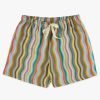 Men Howlin' | Smiling Shorts - Multi Wave Hemp Print