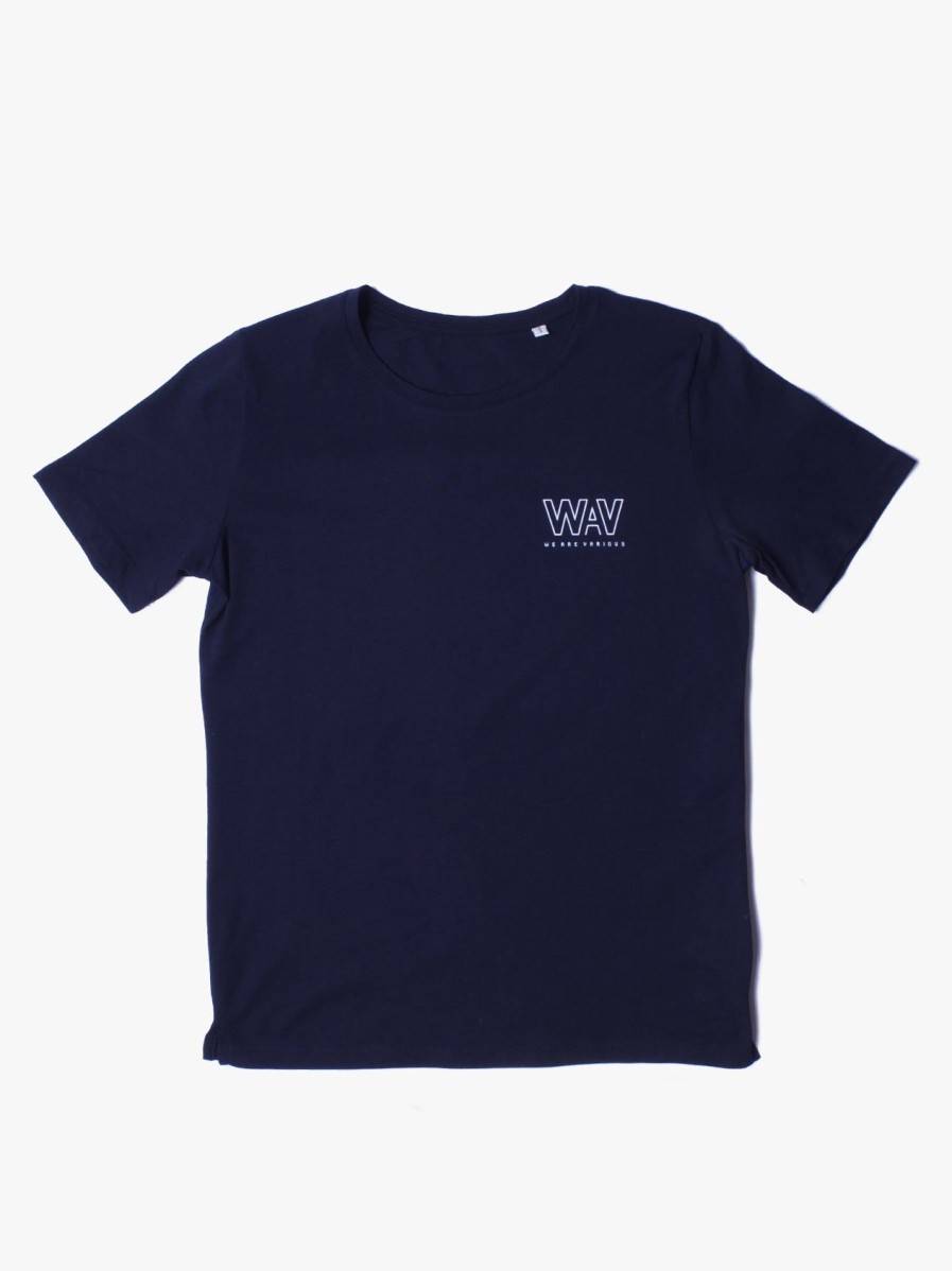 Women We Are Various | Wav Logo T-Shirt - Navy (Women) ** Limited Edition