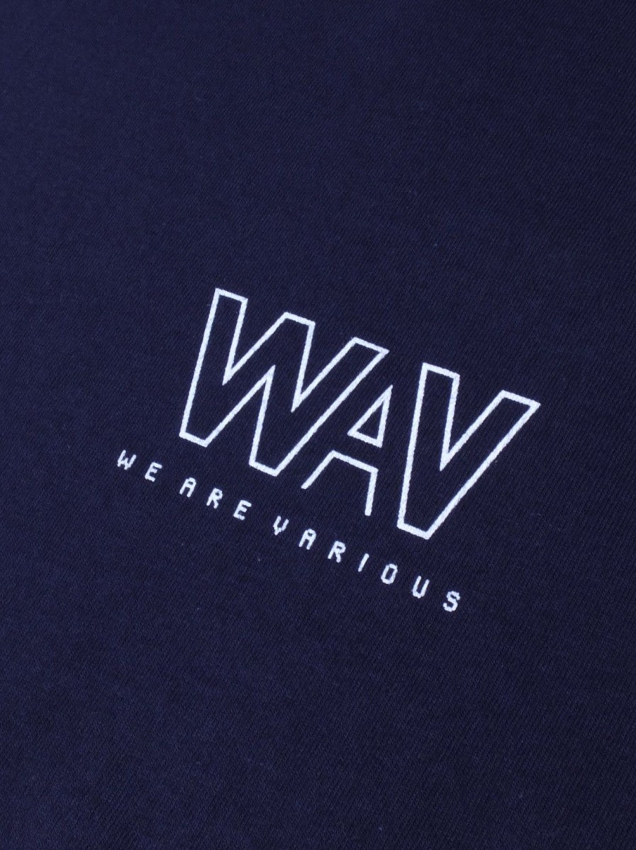 Women We Are Various | Wav Logo T-Shirt - Navy (Women) ** Limited Edition