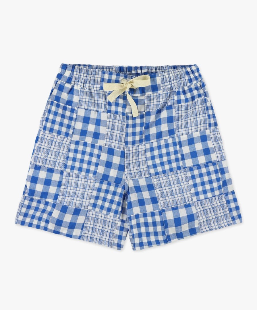 Women Howlin' | Private Shorts - Blue Madras Patchwork (Women)