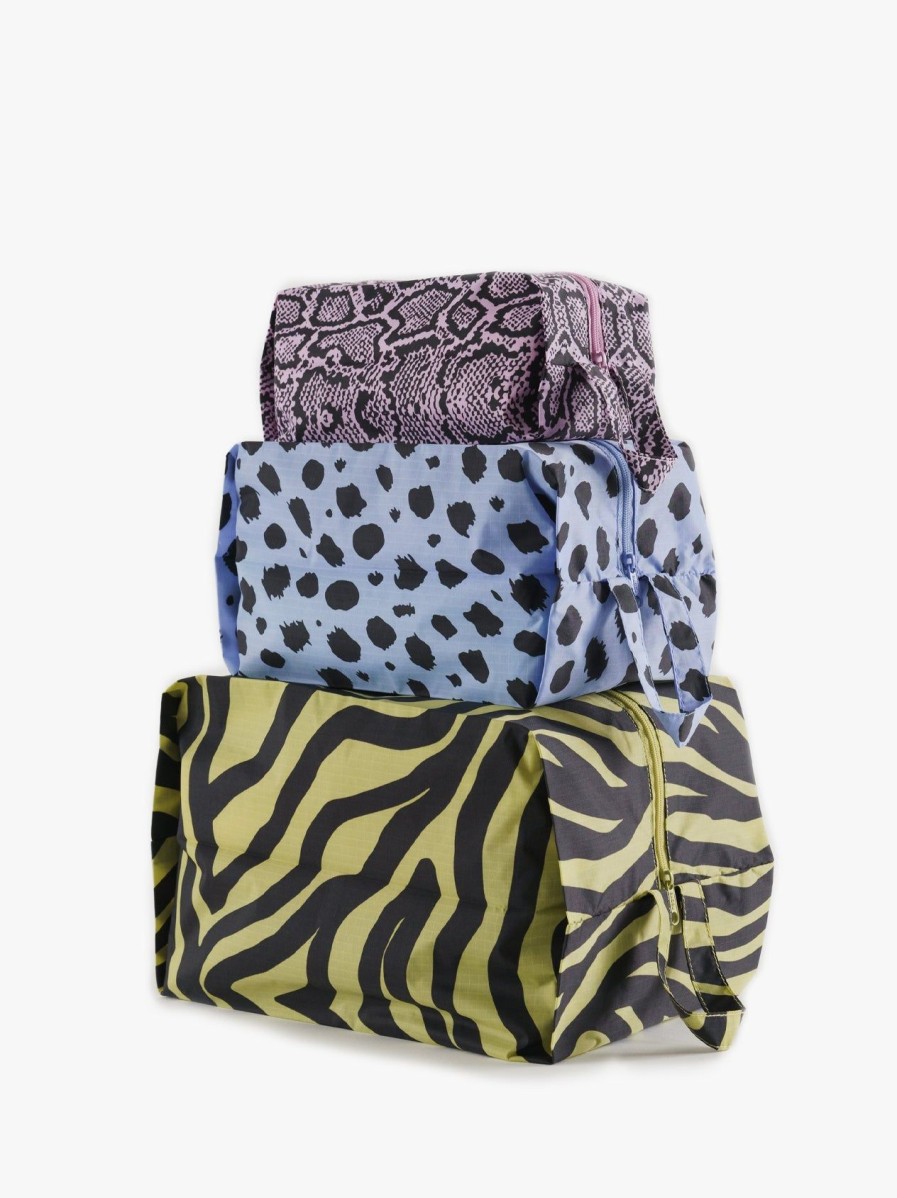 Women Baggu | 3D Zip Set - Animal Print