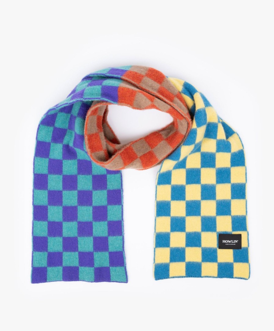 Women Howlin' | Cosmic Checkerboard Scarf - Mixedup