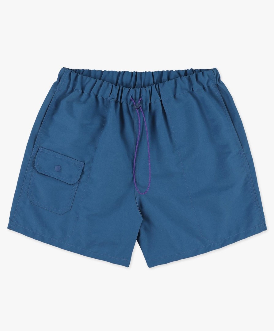 Men Howlin' | Doppler Effect Shorts - Blue Water Repellent Nylon