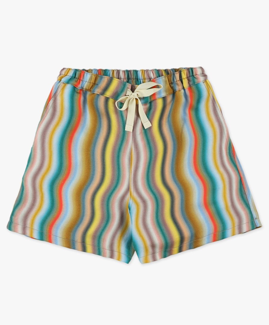 Women Howlin' | Private Shorts - Multi Wave Hemp Print (Women)