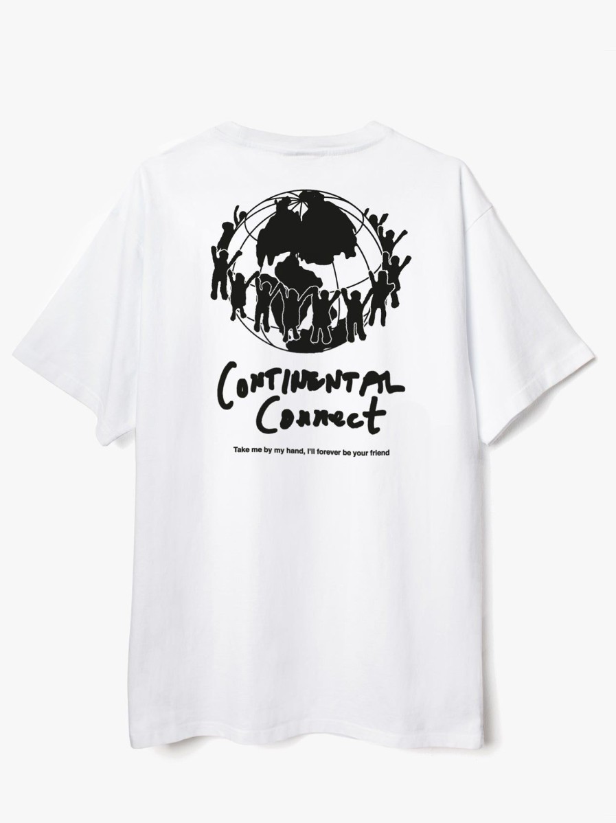 Men Public Possession | Continental Connect T-Shirt - White